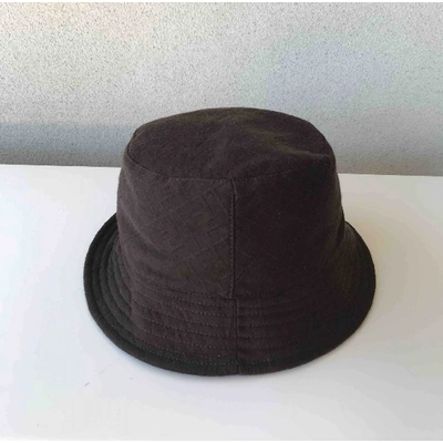 Pre-owned Fendi Wool Hat In Brown