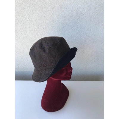 Pre-owned Fendi Wool Hat In Brown