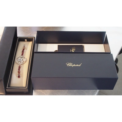 Pre-owned Chopard White Gold Watch In Silver