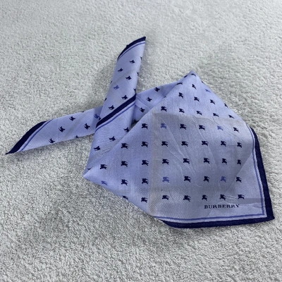 Pre-owned Burberry Neckerchief In Blue