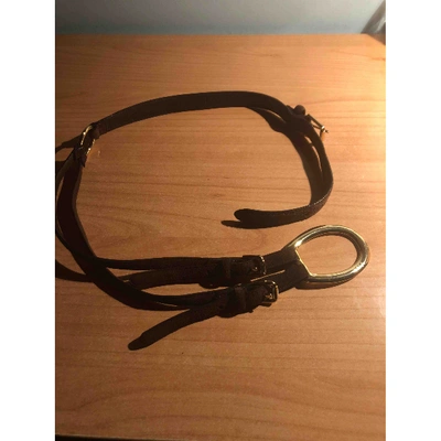 Pre-owned Ralph Lauren Brown Leather Belts