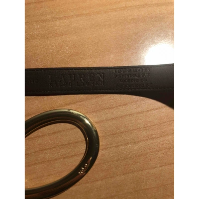 Pre-owned Ralph Lauren Brown Leather Belts