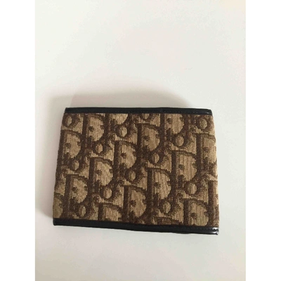 Pre-owned Dior Cloth Purse In Brown