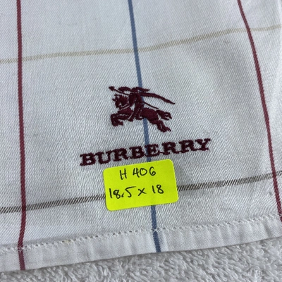 Pre-owned Burberry Neckerchief In White