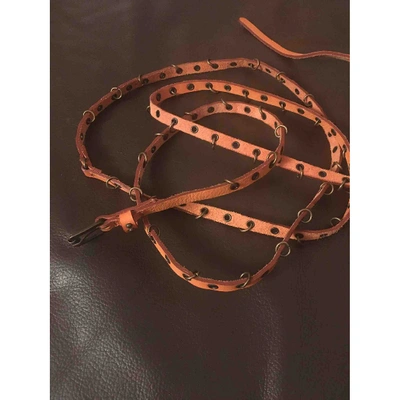 Pre-owned Maje Leather Belt