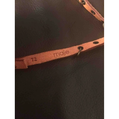 Pre-owned Maje Leather Belt
