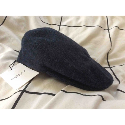 Pre-owned Isabel Marant Étoile Navy Wool Hat