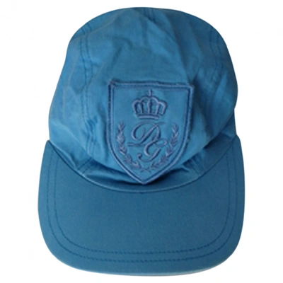 Pre-owned Dolce & Gabbana Cap In Turquoise