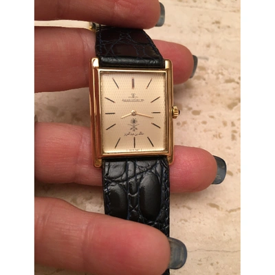 Pre-owned Jaeger-lecoultre Vintage Gold Yellow Gold Watch