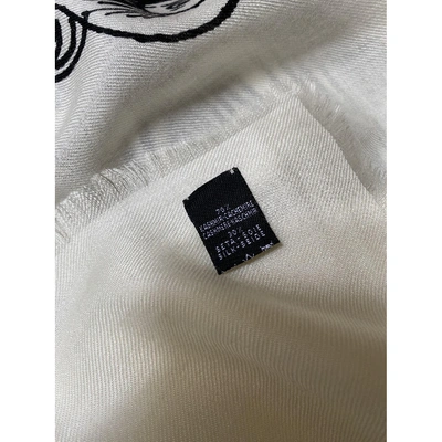 Pre-owned Byredo Cashmere Stole In White