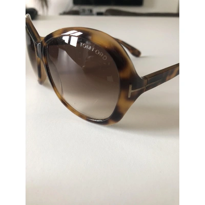 Pre-owned Tom Ford Camel Sunglasses