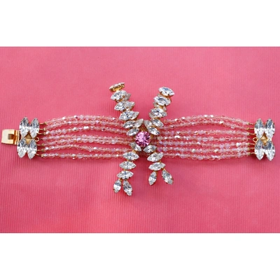 Pre-owned Saint Laurent Pink Metal Bracelet