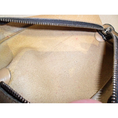Pre-owned Delvaux Leather Purse In Camel