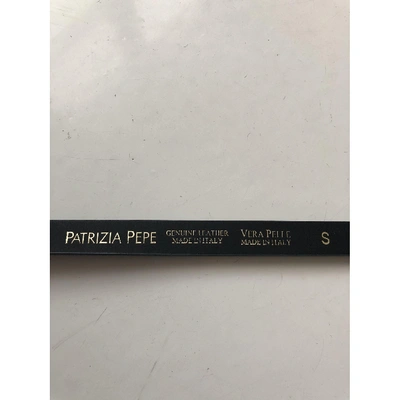 Pre-owned Patrizia Pepe Leather Belt In Khaki