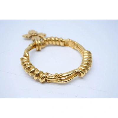Pre-owned Chanel Gold Gold Plated Bracelet