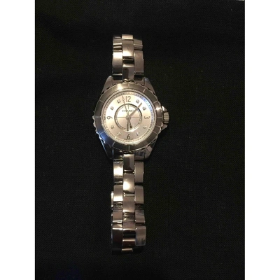 Pre-owned Chanel J12 Quartz Titanium Watch