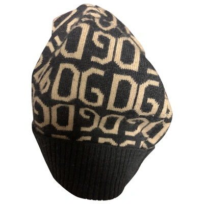 Pre-owned Dolce & Gabbana Beige Wool Hat