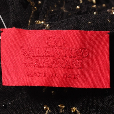 Pre-owned Valentino Stole In Black