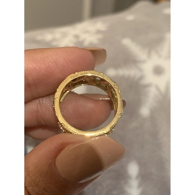 Pre-owned Dior Yellow Gold Ring
