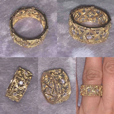 Pre-owned Dior Yellow Gold Ring