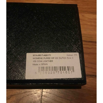 Pre-owned Paul Smith Leather Wallet In Black