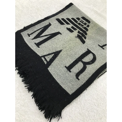 Pre-owned Emporio Armani Wool Scarf