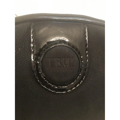 Pre-owned Trussardi Leather Purse In Black