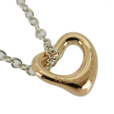 Pre-owned Tiffany & Co Elsa Peretti  Gold Silver Necklace