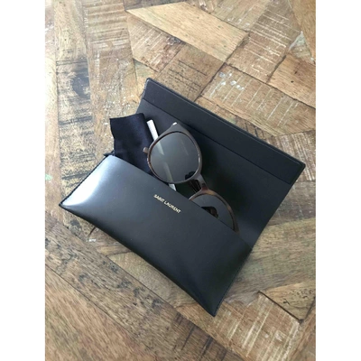 Pre-owned Saint Laurent Camel Sunglasses