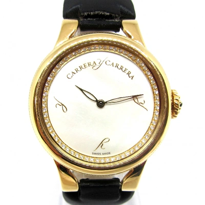 Pre-owned Carrera Y Carrera Yellow Gold Watch