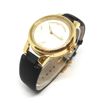 Pre-owned Carrera Y Carrera Yellow Gold Watch