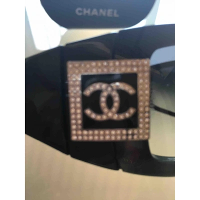 Pre-owned Chanel Black Sunglasses