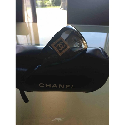 Pre-owned Chanel Black Sunglasses