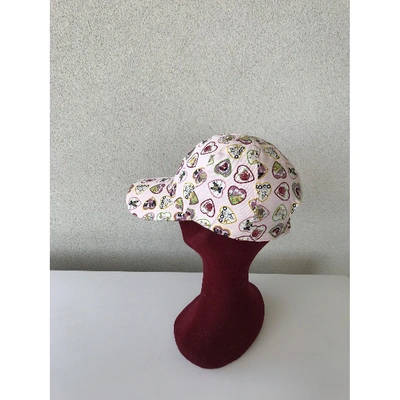 Pre-owned Chanel Pink Cotton Hat