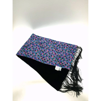Pre-owned Versace Scarf In Multicolour