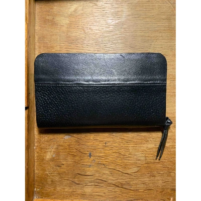 Pre-owned Royal Republiq Black Leather Wallet