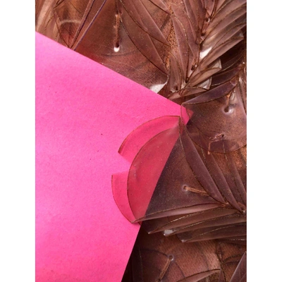 Pre-owned Marni Glitter Belt In Pink