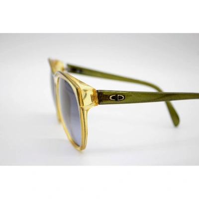 Pre-owned Dior Yellow Sunglasses