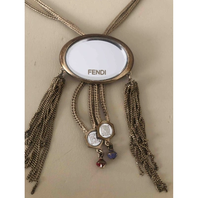 FENDI Pre-owned Necklace In Gold