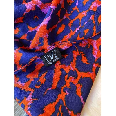 Pre-owned Diane Von Furstenberg Multicolour Silk Handkerchief