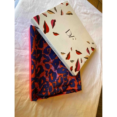 Pre-owned Diane Von Furstenberg Multicolour Silk Handkerchief