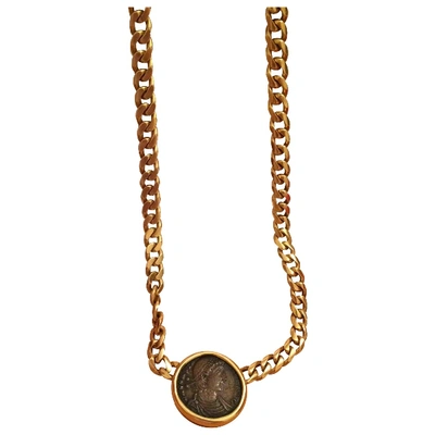 Pre-owned Bulgari Monete Yellow Yellow Gold Necklace