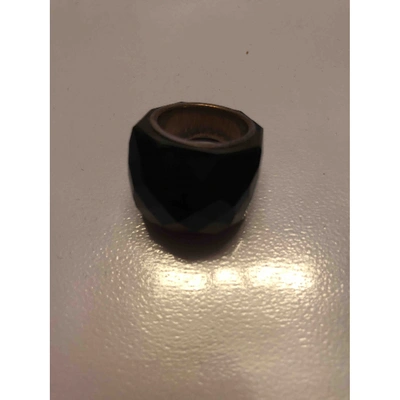 Pre-owned Swarovski Nirvana Black Crystal Ring