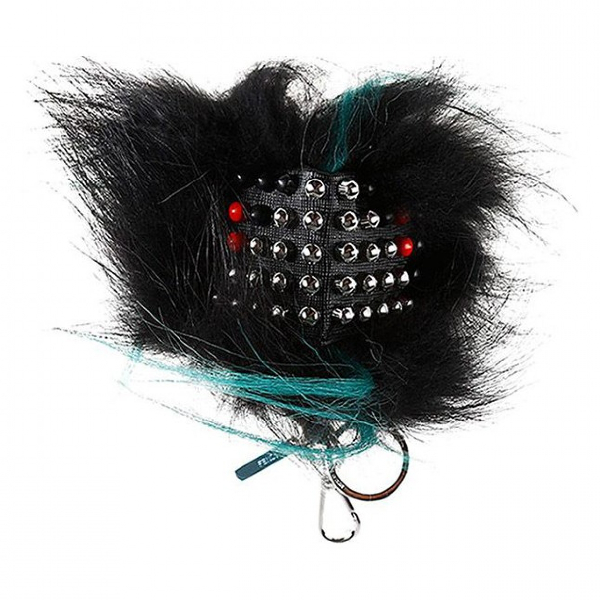 fendi fur bag charm