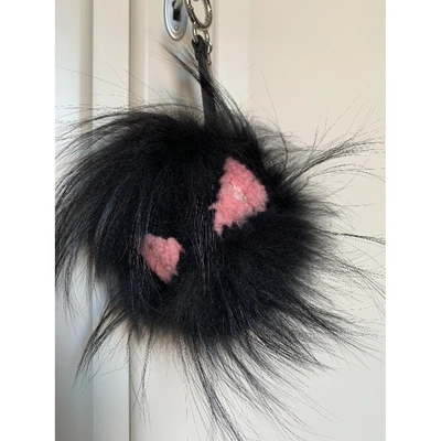 Pre-owned Fendi Bag Bug Fur Bag Charms