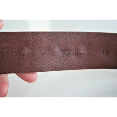 Pre-owned Blumarine Leather Belt In Brown