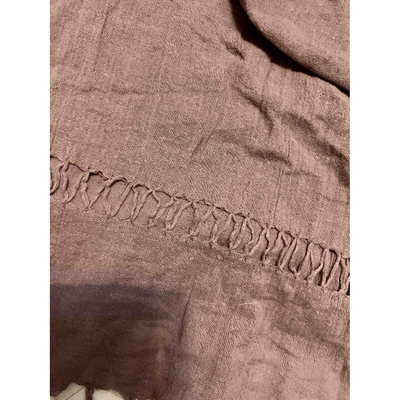 Pre-owned Isabel Marant Étoile Brown Cotton Scarf
