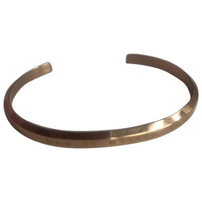 Pre-owned Daniel Wellington Gold Steel Bracelet