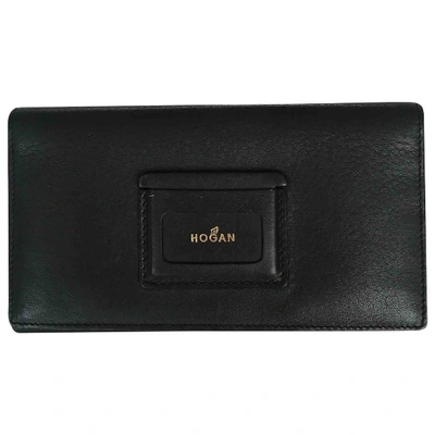 Pre-owned Hogan Black Leather Wallet