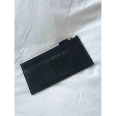 Pre-owned Hogan Black Leather Wallet